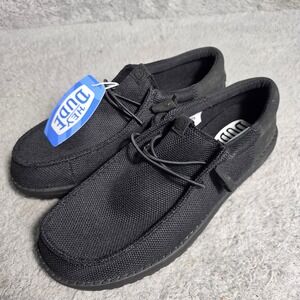 Hey‎ Dude Classic Wally Funk Mono All Black Out Slip On Shoes Men Size 13 NWT
